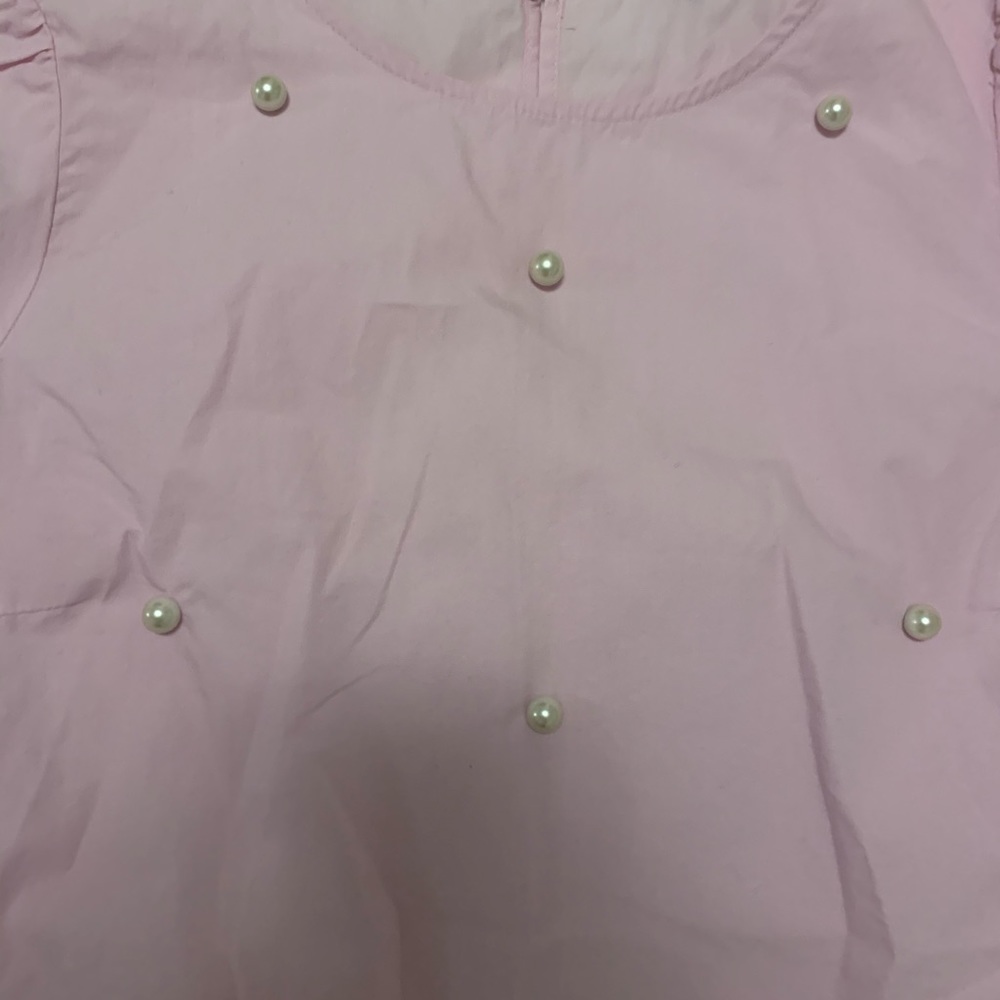 Zara pink pearl shirt - Picture 2 of 2